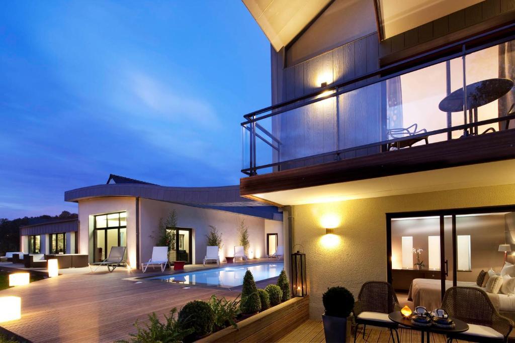 Saint-Ouen-les-Vignes L'Aubiniere Hotel Restaurant & Spa מראה חיצוני תמונה