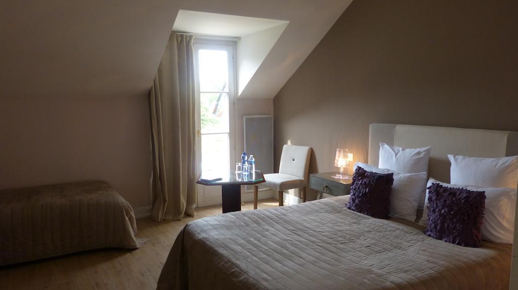 Saint-Ouen-les-Vignes L'Aubiniere Hotel Restaurant & Spa חדר תמונה